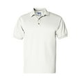 thumbnail image 1 of Button Down T Shirts for Mens Polo Shirts for Men Gildan Fabric Cotton Polyester Jersey Sport Shirt Polo Shirts with Colors Business Casual School White Shirts for Men, 1 of 2