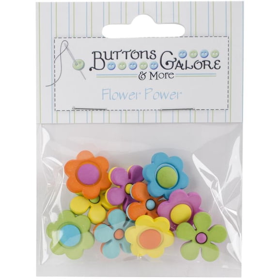 Button Theme Pack-Backyard Blooms