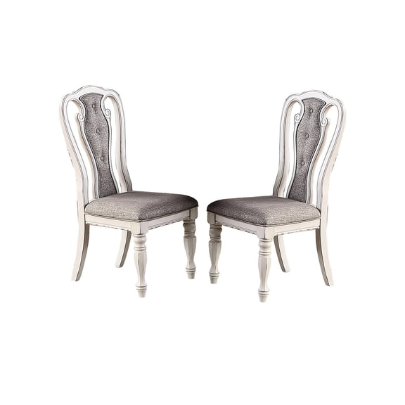 Button Tufted, Solid Wood Build / Dining Chairs for Long - Term Use