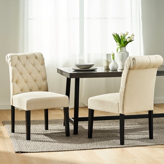 Button Tufting & Plush Fabric / Luxury Seating Experience