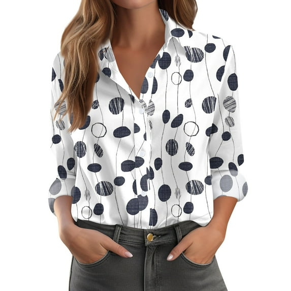 Button Up Blouse Women