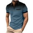 thumbnail image 1 of Button Up Mens Shirt Men's Short Sleeve Tee Shirts Mens Short Sleeve Mens Tshirt Men's Black Shirts White Shirts for Men, 1 of 5