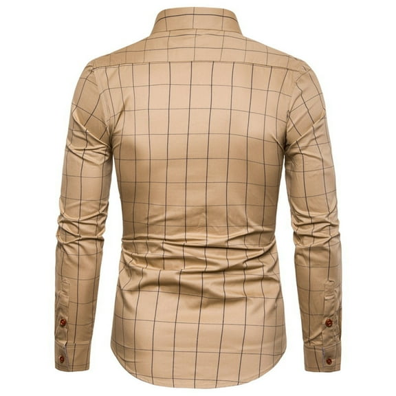 Button Up Shirt Men,Button Up Shirts for Men,Men's Oversized Casual Long Sleeved Plaid Shirt,Mens Shirts Casual