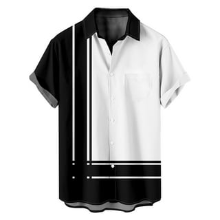 Style 801 Black - Mens Slim Fit Short Sleeve Poplin - John Kevin