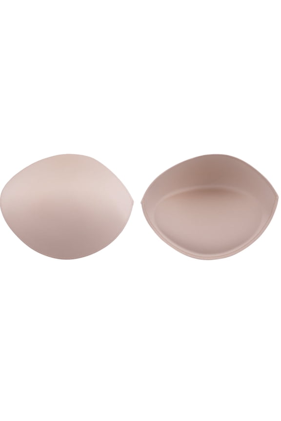 Extra Padded Bra Cups Insert or Sew In, Instant Push Up Size Up Boost Up Support, Balconette Breast Enhancer for Bridal, Bridesmaid, Most Dresses, Beige, Extra-Padded Size B, 1 Pair