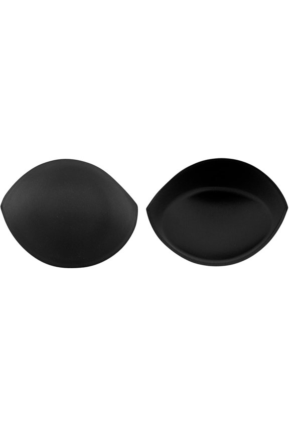 Extra Padded Bra Cups Insert or Sew In, Instant Push Up Size Up Boost Up Support, Balconette Breast Enhancer for Bridal, Bridesmaid, Most Dresses, Black, Extra-Padded Size H, 1 Pair