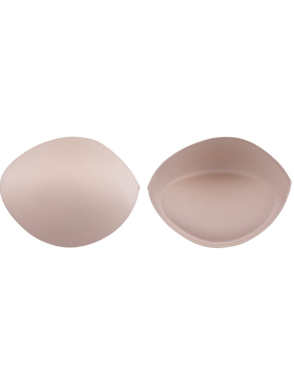 Extra Padded Bra Cups Insert or Sew In for Bridal, Bridesmaid, Most Dresses, Beige, Extra-Padded Size D, 1 Pair
