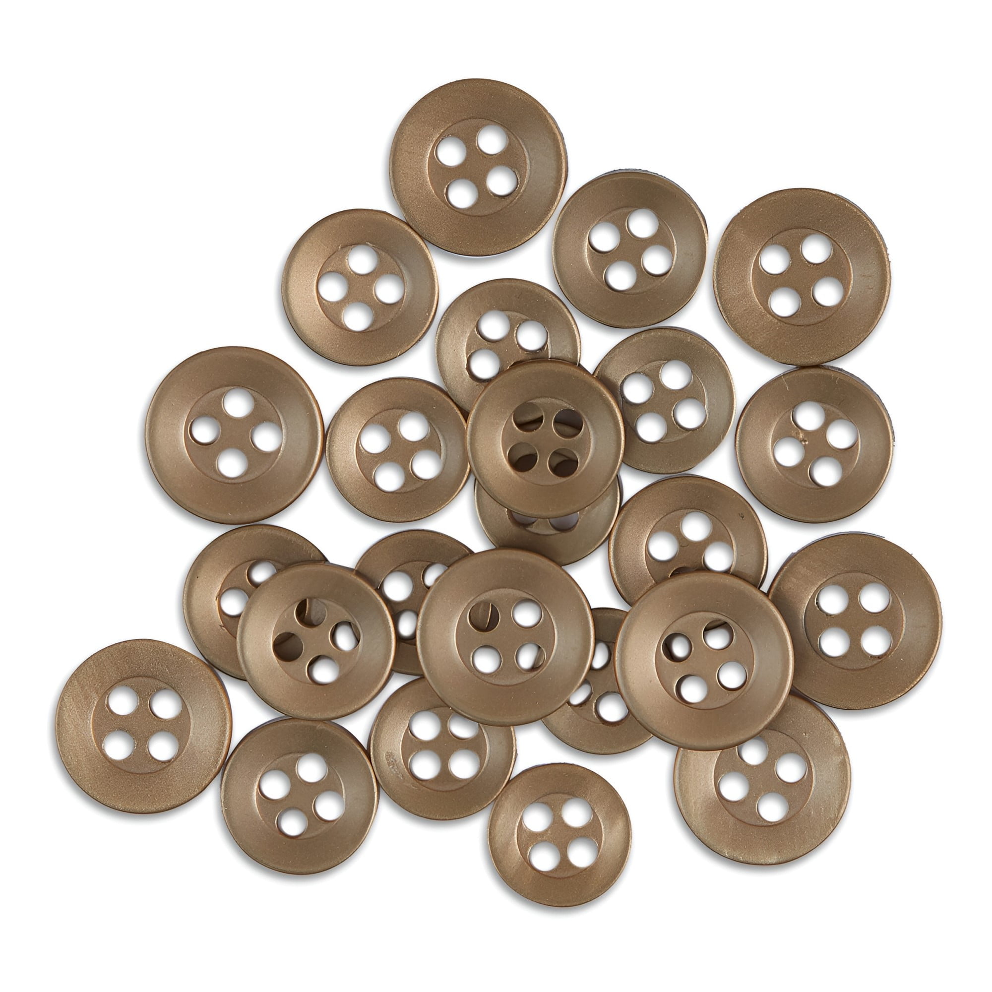 ButtonMode Standard Shirt Buttons 22pc Set Includes 8 Shirt Front Buttons (11mm or 7/16 in), 7
