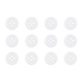 thumbnail image 1 of ButtonMode Suspender Brace Buttons 17mm 27L Style 4 for Pants, Military Spec Industrial Strength, Size 0.675 inch or 11/16", White, 12-Buttons, 1 of 1