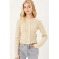 thumbnail image 1 of Buttoned Cable Knit Cardigan Long Sleeve Sweater S, 1 of 7