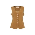thumbnail image 1 of Buttoned Solid Vest, 1 of 6