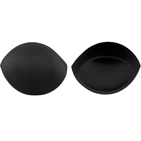Buttonmode Padded Bra Cups Insert or Sew In, Instant Push up Size up Lift up Support, Breast Enhancer for Bridal and Dresses, Black, Size DD/E, 1 Pair
