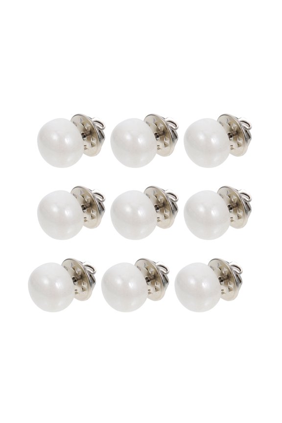 Buttons Brooch Button Clothes Safety Brooches Collar Snap Metal Corsages Sewing Up Cover Clothing