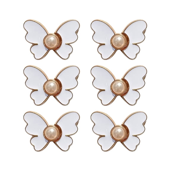 Buttons Cute Butterfly Jean Buttons Pins Removable Studless Butterfly Waist Buckle No Sewing Detachable Adjustable Button Pins Pant Waist Tightener For Jeans Pants Skirts Clothes