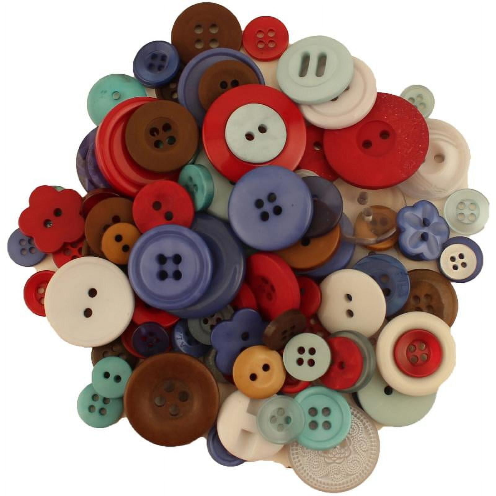 Buttons Galore and More Basics & Bonanza Collection ? Extensive Selection of Novelty Round Buttons for DIY Crafts, Scrapbooking, Sewing, Cardmaking, and Other Art & Creative Projects