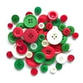 thumbnail image 1 of Buttons Galore Big Bag of Colorful Craft & Sewing Buttons - 150+ buttons - Christmas, 1 of 3