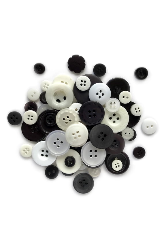 Button Basics Black & White