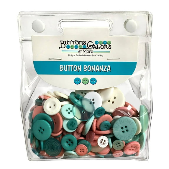 Buttons Galore and More Basics & Bonanza Collection ? Extensive Selection of Novelty Round Buttons for DIY Crafts, Scrapbooking, Sewing, Cardmaking, and other Art & Creative Projects