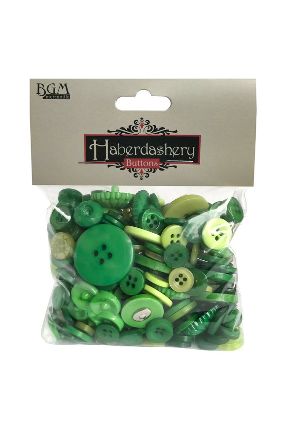 Button Haberdashery Classic Greens
