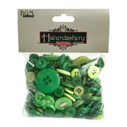 Buttons Galore Button Haberdashery Classic Greens