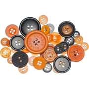 Buttons Galore Button Mason Jars-Halloween