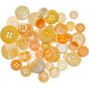 Buttons Galore Button Mason Jars-Sunrise