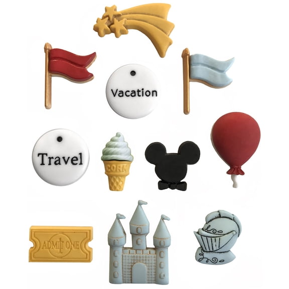 Buttons Galore Button Theme Pack-A Day At The Beach