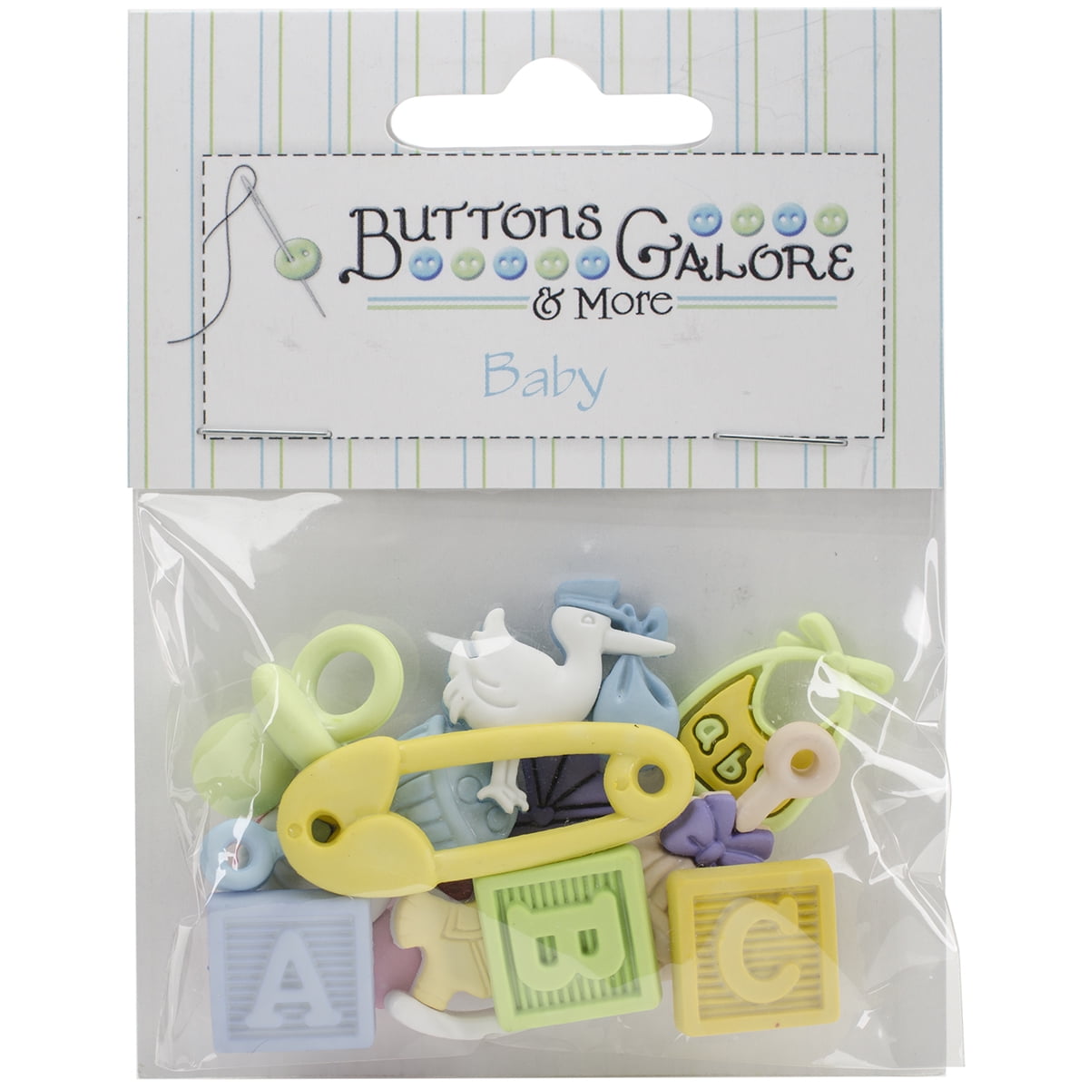 Buttons Galore Dog Gone It! - Mix Di Bottoni Di Plastica Colorati Per Cucito E Crafting - Confezione Da 5x12x15 Cm - 2
