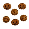 thumbnail image 1 of Buttons Galore Craft & Sewing Buttons - Jack O Lanterns - 3 Packs (18 Buttons), 1 of 1