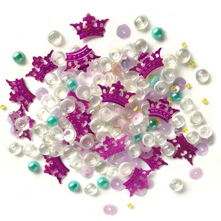 Buttons Galore Sparkletz Embellishment Pack 10g - Princess Dreams
