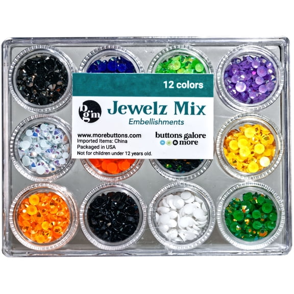 Buttons Galore Jewelz Mix-Halloween