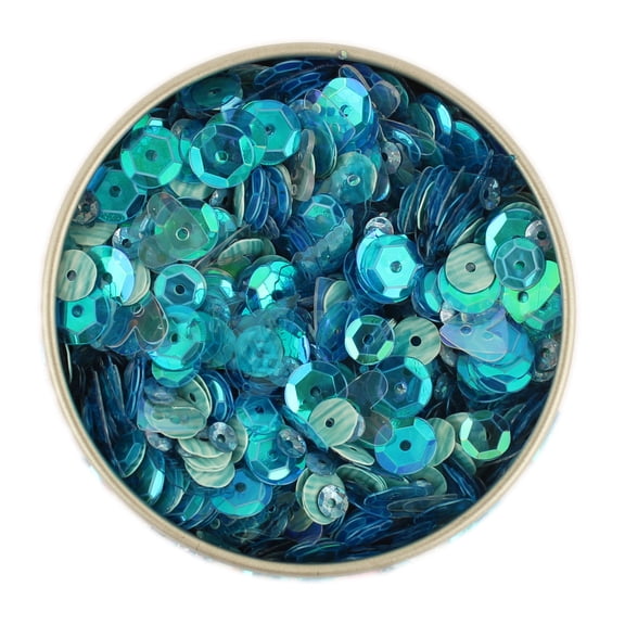 Buttons Galore LL Sequin Tin Mermaid Tale
