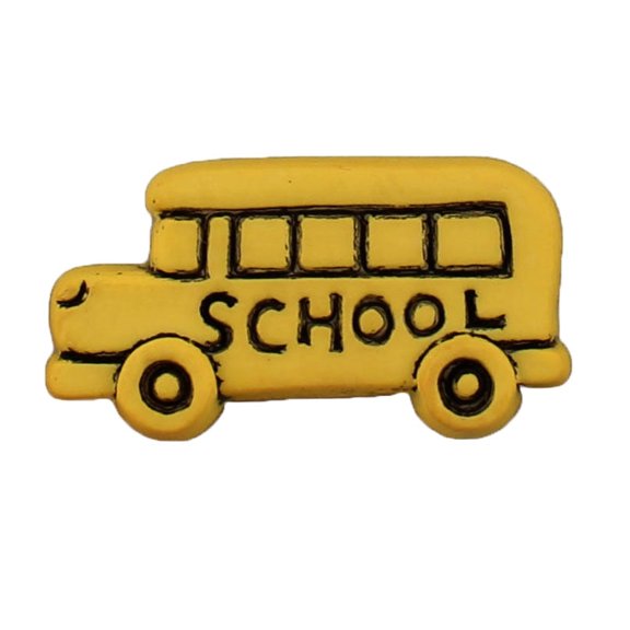 Buttons Galore School Bus - 100 Buttons Bulk
