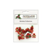 Buttons Galore Sewing & Craft Buttons - Set of 3 Packs - Gingerbread