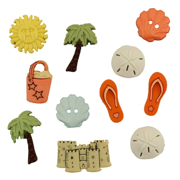 Buttons Galore Sewing & Craft Buttons - Set of 3 Packs -