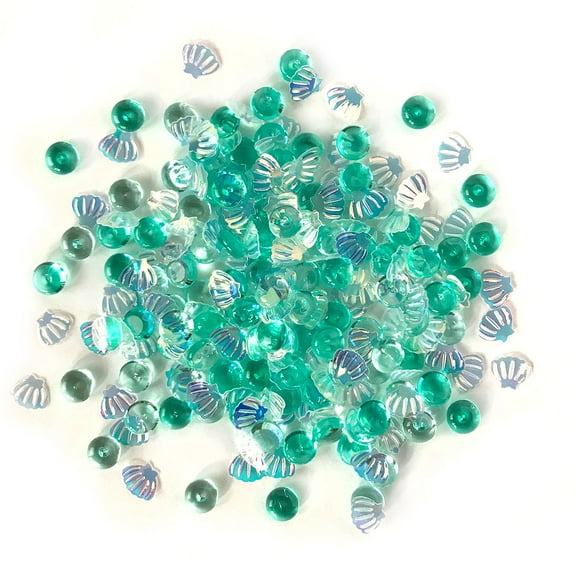 Buttons Galore Shimmerz Embellishments 18g-Carribean