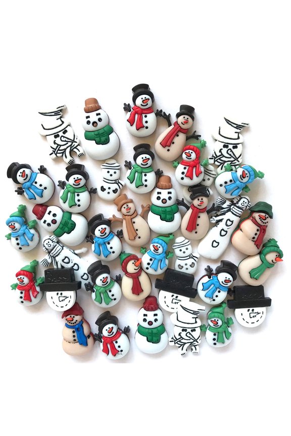Snowman Button Super Value Pack