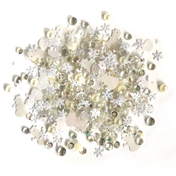 Buttons Galore Sparkletz Embellish Snowdrift