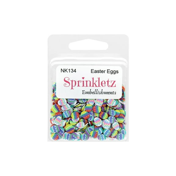 Buttons Galore Sprinkletz Embellishments 12g-Easter Eggs