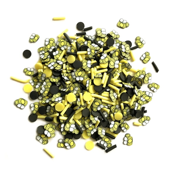 Bumble Bees Sprinkletz Polymer Clay Craft Embellishments 3 Pack