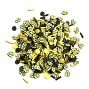 Bumble Bees Sprinkletz Polymer Clay Craft Embellishments   3 Pack
