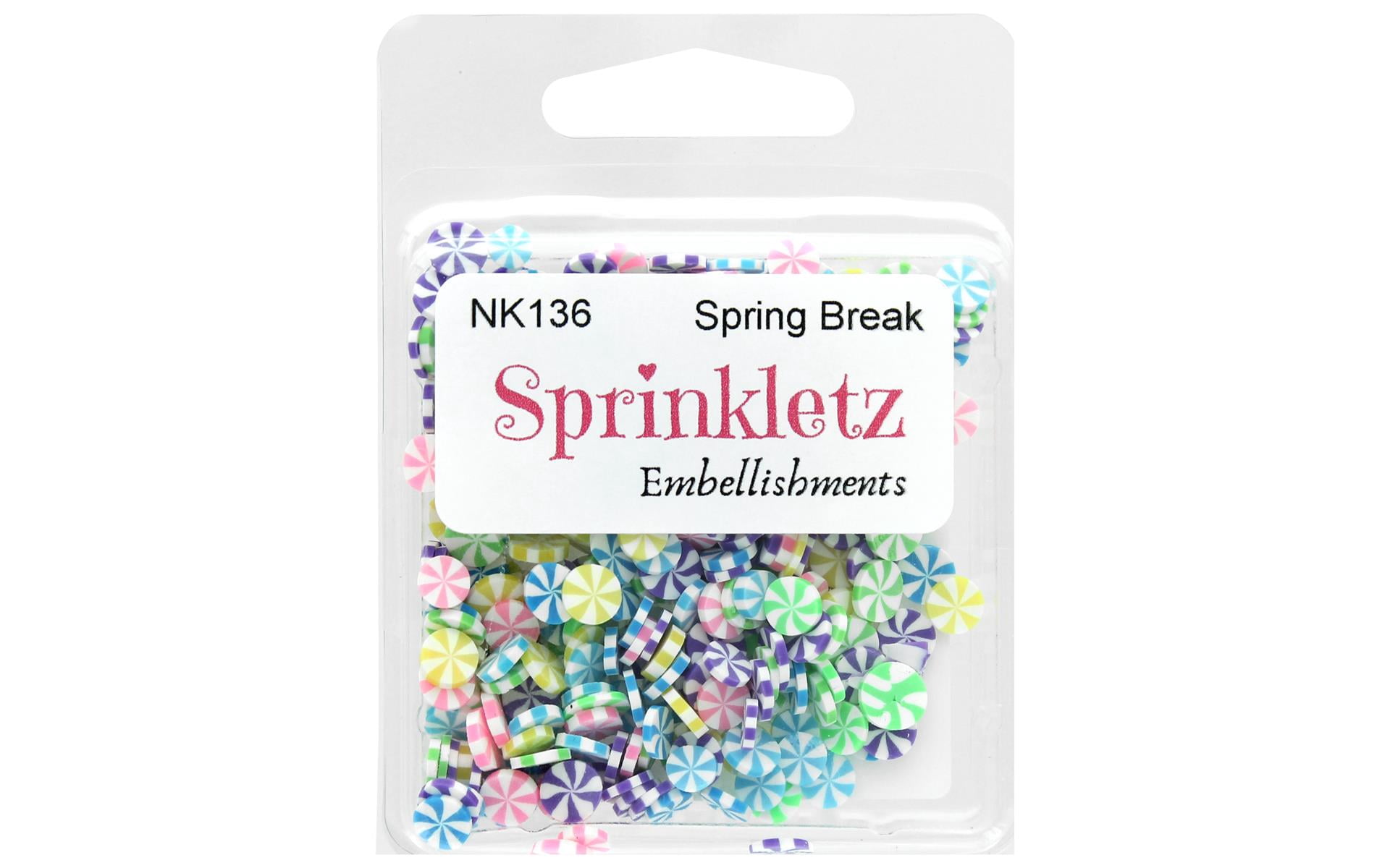 Buttons Galore Sparkletz Valentine’s Day Embellishments - 3 Packs Of Clear Acrylic Gems, Sequins & Flat Back Pearls, 36 Grams Total 5 thumbnail image