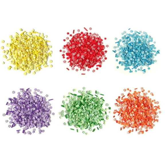 Buttons Galore Sprinkletz, Tiny Polymer Clay Embellishments for Crafts, Scrapbooks, Card Making & Shaker Crafts-Rainbow-72 Grams Total
