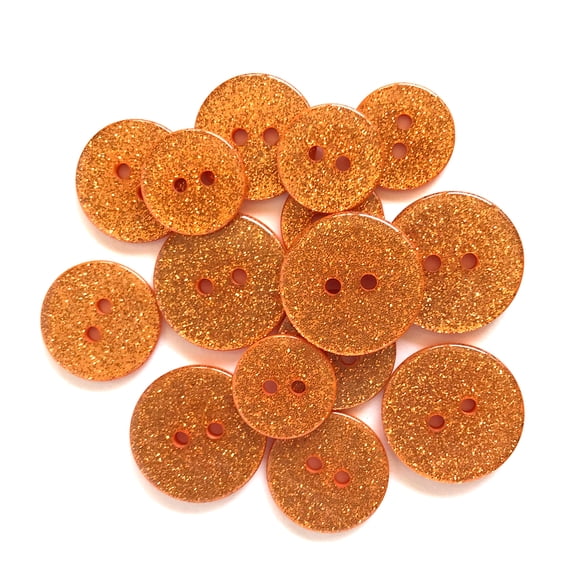 Buttons Galore Sugar Shoppe Glitter Buttons For Sewing & Crafts-Koi- 3 Packs, 45 Buttons Total
