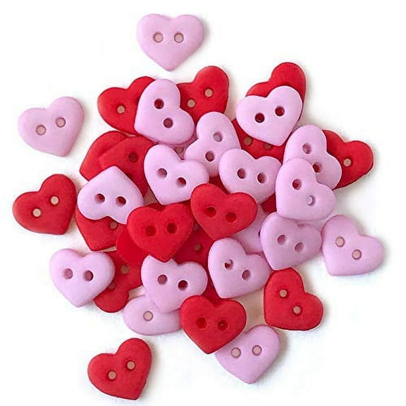 Buttons Galore Tiny Buttons-Valentine Heart