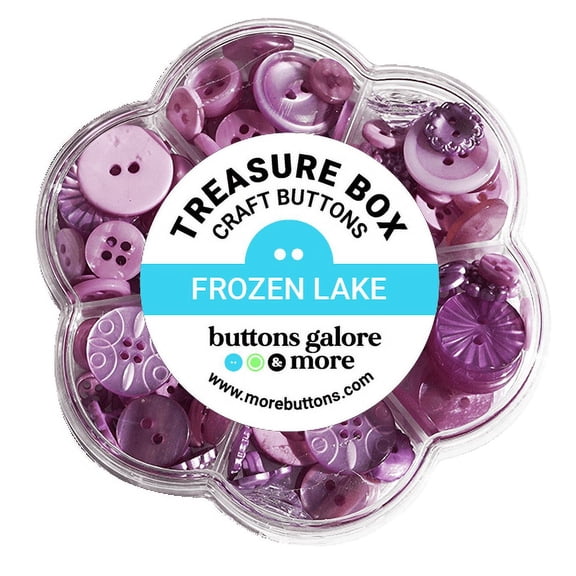 Buttons Galore Treasure Box-Frozen Lake
