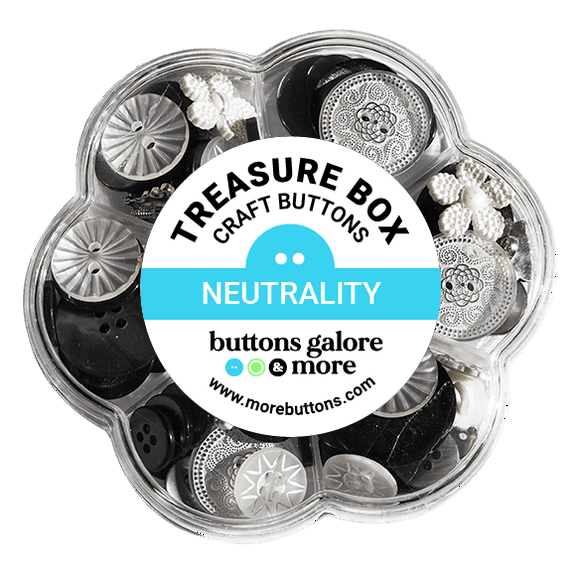 Buttons Galore Treasure Box - Neutrality