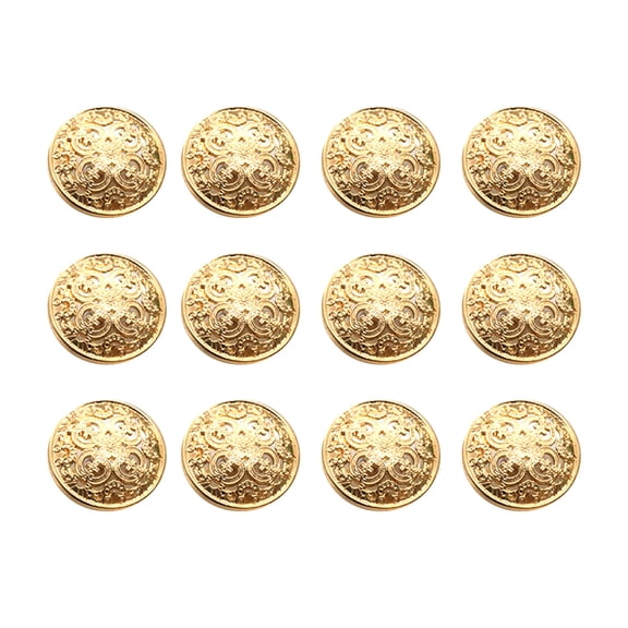 Buttons Metal Button Coat Jean Craft Gold Sewing Hollow Clothing Jeans Blazer Scrapbooking Embellishments Sweater