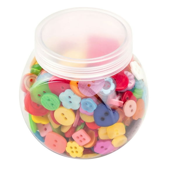 RENACLIPY Mini Flower Heart re Buttons for Handmade Crafts and Scrapbooking
