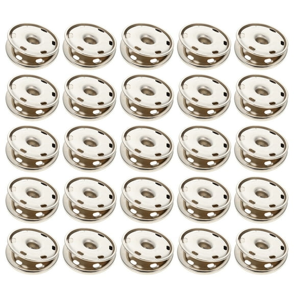 Buttons for Needlework Hidden Buckle Metal Alloy Snap Fasteners Bag Clasp Press Studs 100 Pcs